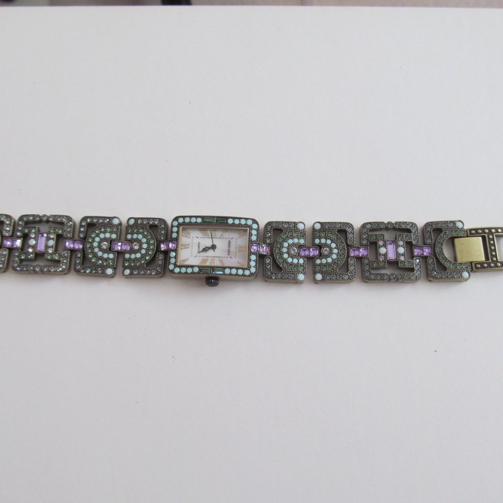 New HEIDI DAUS Swarovski crystals bracelet watch
